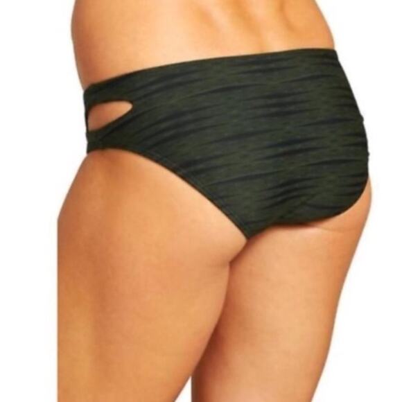 NWT Athleta Ariel Cut Out Bottom - Spire Green - Large - Picture 4 of 8